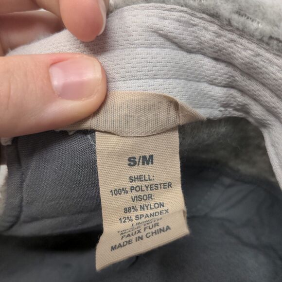 Duluth Trading Co Men's Fuzzy Fleece Cap Hat Gray S-M Polyester - Picture 9 of 9